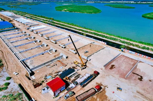 银川市第六污水厂片区再生水生态利用项目建设正酣